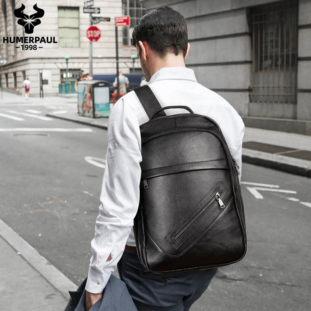 Mayfair Urban Leather Backpack