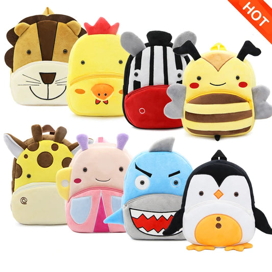 CuddleZoo Kids Plush Backpack Collection