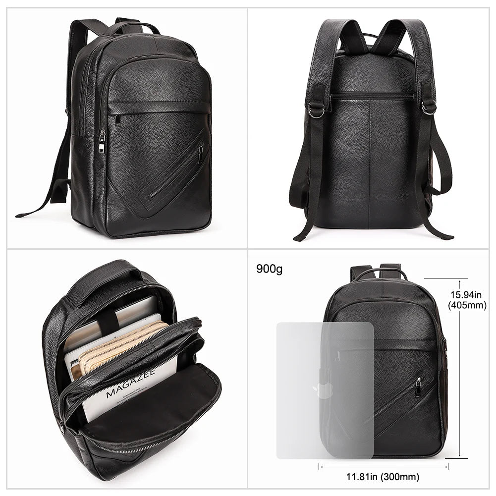 Mayfair Urban Leather Backpack