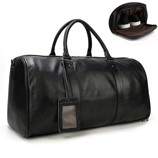 Urban Voyager Leather Weekender