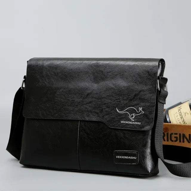 Manchester Classic Leather Messenger Bag